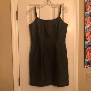 Black Leather Mini Dress